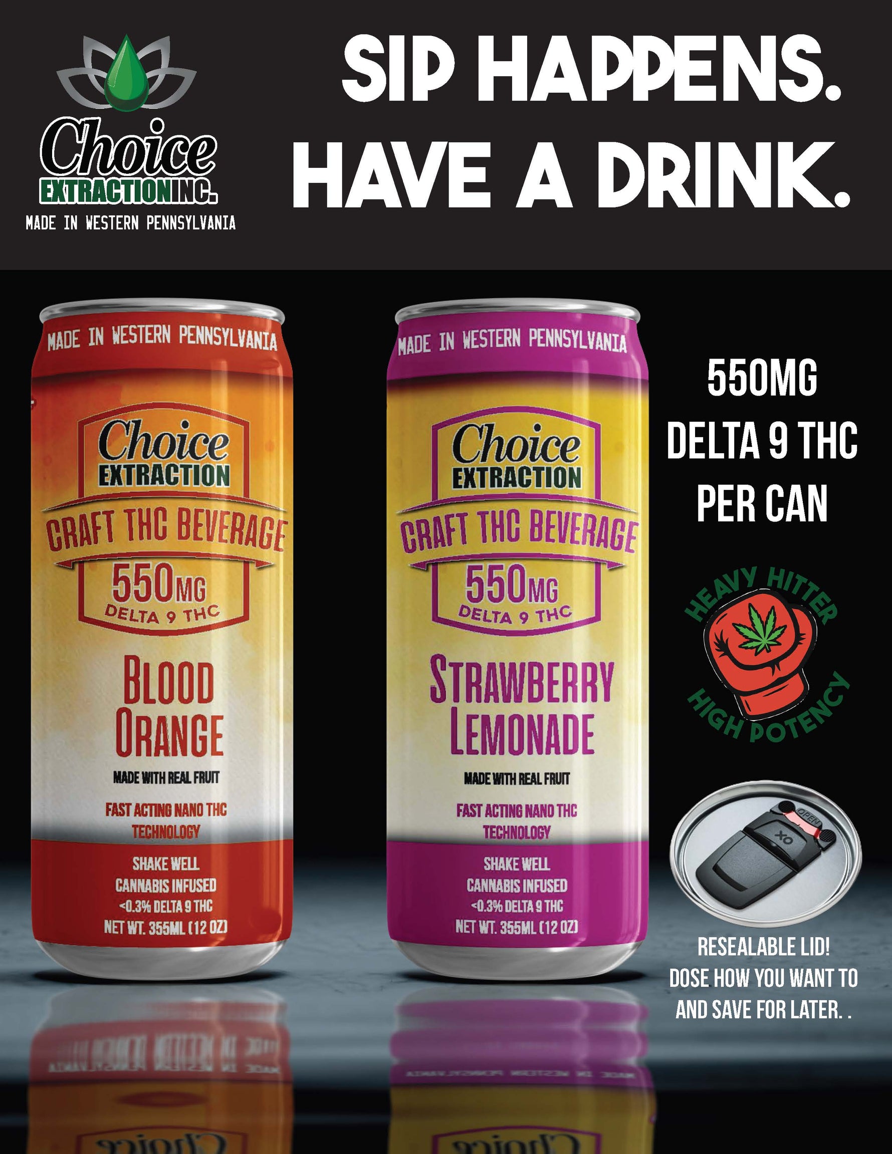 Delta-9 Infused Beverage Mocktails