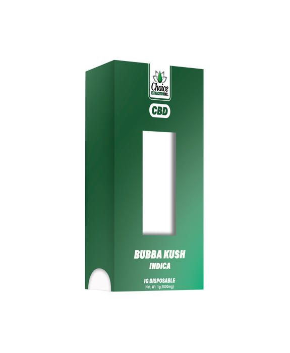 CBD Disposable - Bubba Kush 1ml - Indica
