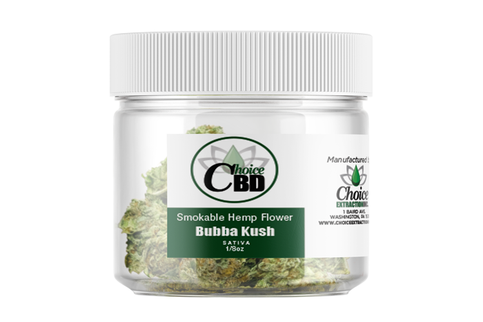 CBD Flower - Bubba Kush 1/8oz (3.5g) - Indica