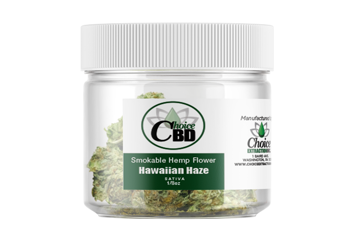 CBD Flower - Hawaiian Haze 1/8oz (3.5g) - Sativa