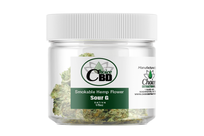 CBG Flower - Sour G 1/8oz (3.5g) - Sativa