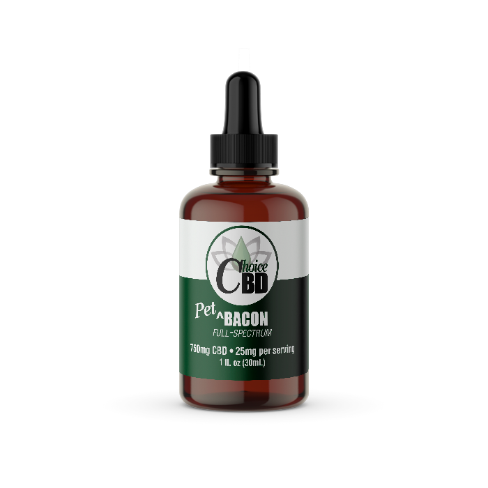 CBD Pet Tincture Bacon, 750mg