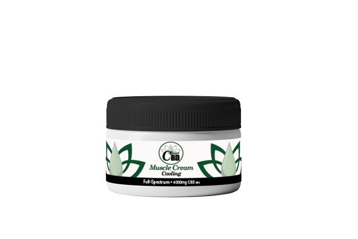 CBD Muscle Cream-Cooling 4000mg/2oz