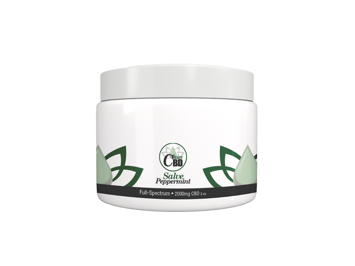 CBD Salve-Peppermint 2000mg/2oz