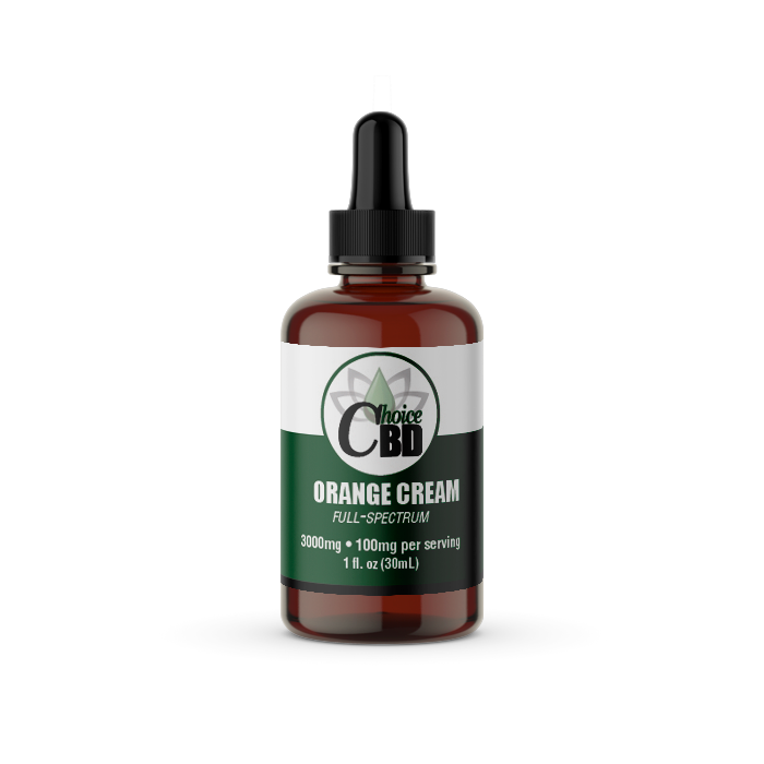 CBD Tincture-Orange Cream 3000mg