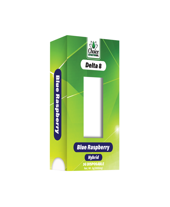 D8 Disposable - Blue Raspberry 3mL - Hybrid