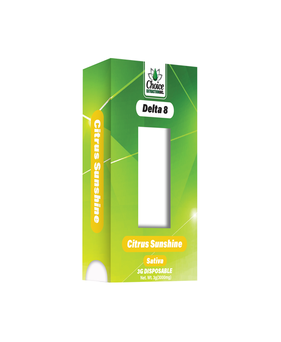 D8 Disposable - Citrus Sunshine 3mL - Sativa
