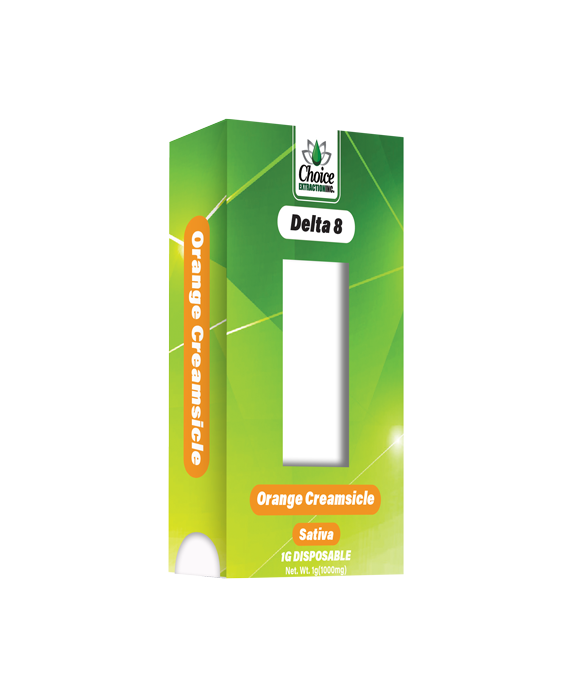 D8 Disposable - Orange Creamsicle 1mL - Sativa