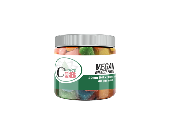 D8 Gummies Plain-Mixed Fruit 600mg 20mg/30pc