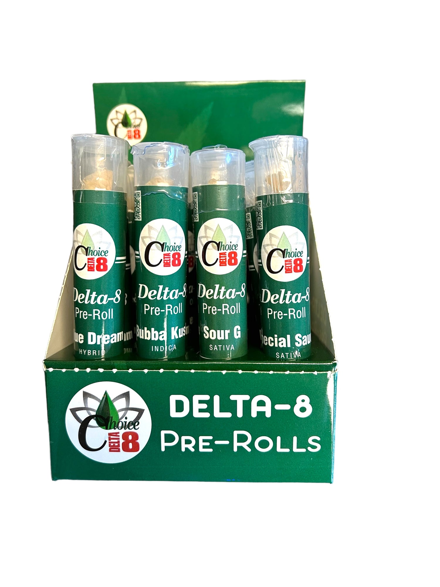 D8 Pre-Roll Carton (12), VARIETY PACK - Sativa / Indica