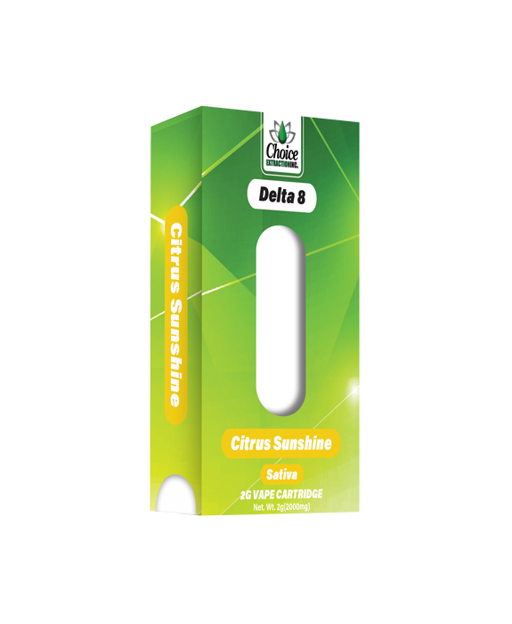 D8 Vape Cart - Citrus Sunshine 2mL - Sativa