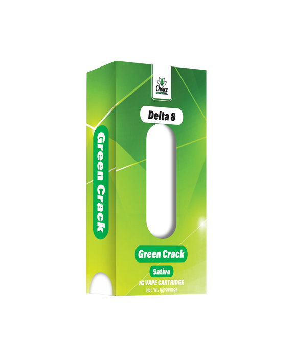 D8 Vape Cart - Green Crack 1mL - Sativa