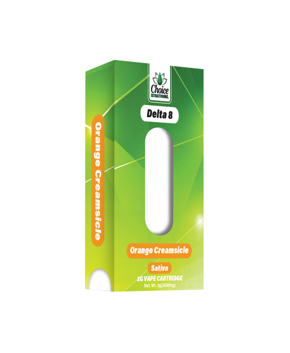 D8 Vape Cart - Orange Creamsicle 2mL - Sativa