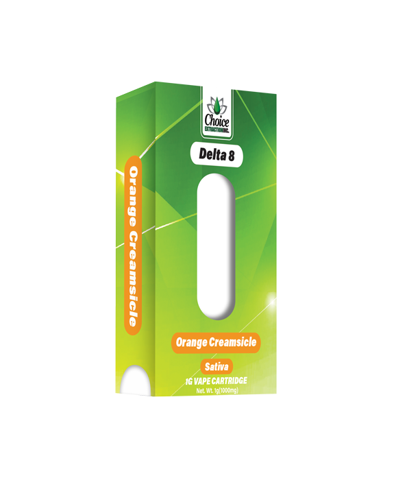 D8 Vape Cart - Orange Creamsicle 1mL - Sativa