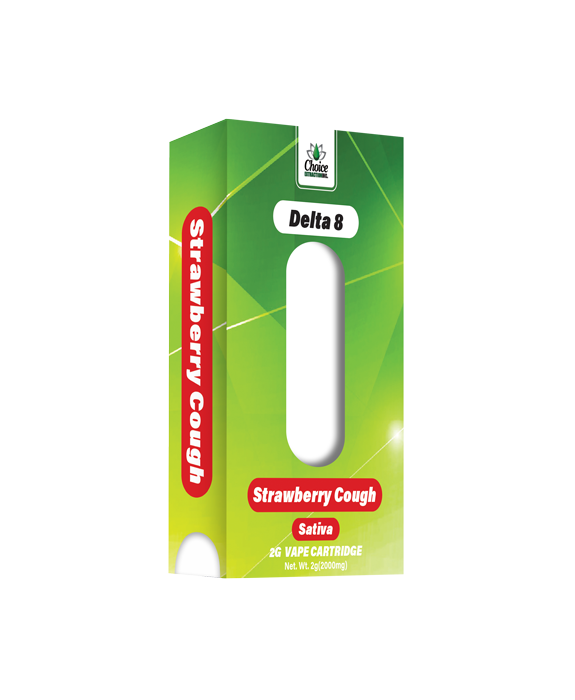 D8 Vape Cart - Strawberry Cough 2mL - Sativa
