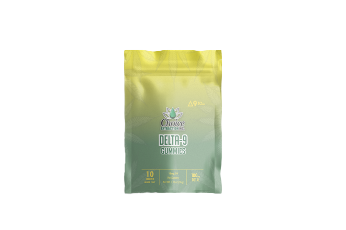 Delta-9 Gummies - Plain Mixed Fruit 100mg 10mg - 10pc