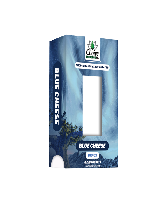 THCP+D9+HHC+THCV+D8+CBD, Blue Cheese Disposable 1mL - Indica