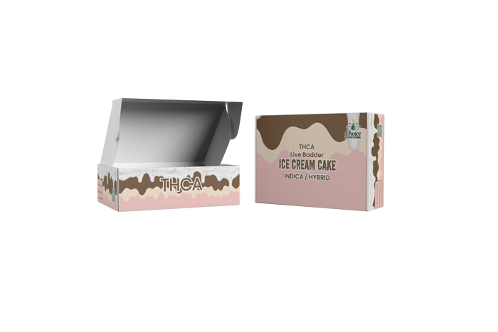 THCA Concentrate CARTON - Ice Cream Cake 1g - BADDER, Indica