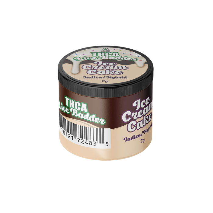 THCA Concentrate Live BADDER - Ice Cream Cake 2g, Indica