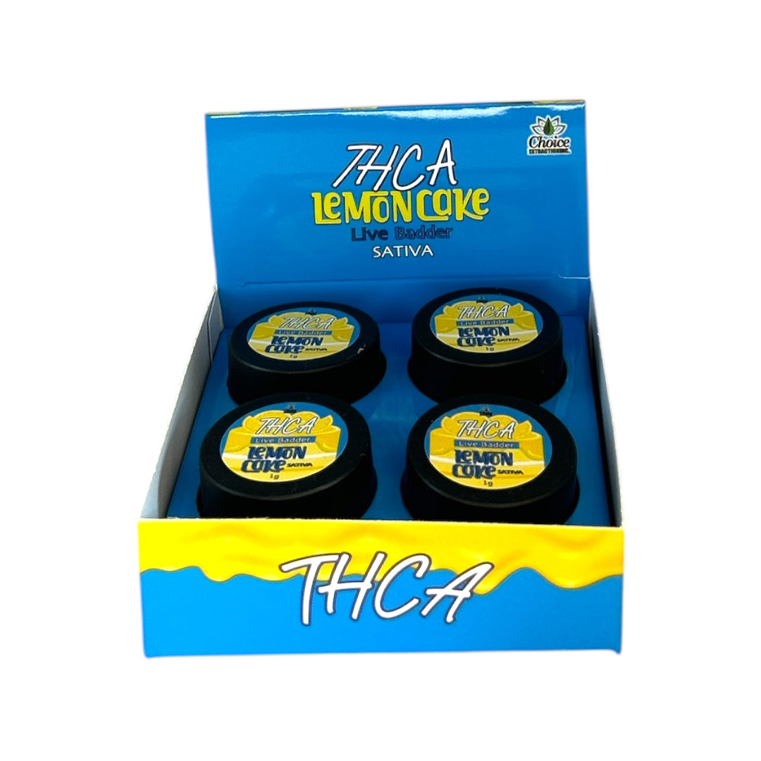 THCA Concentrate CARTON - Lemon Cake 2g - BADDER, Sativa
