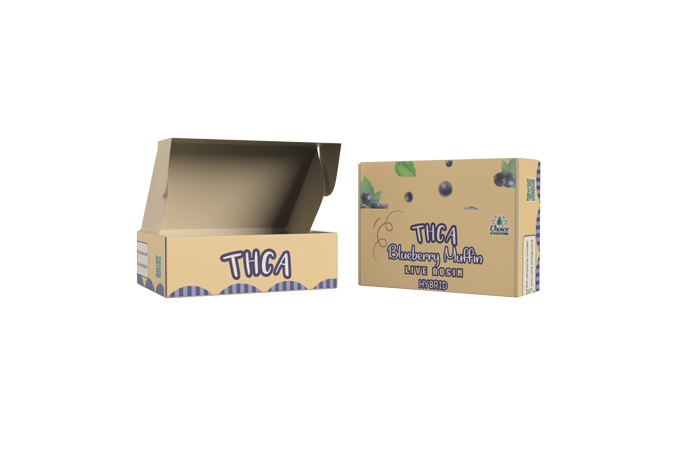 THCA Concentrate CARTON - Blueberry Muffin 2g - BADDER, Hybrid