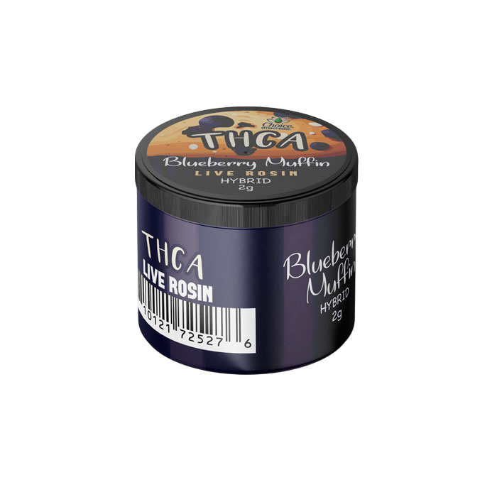 THCA Concentrate Live ROSIN - Blueberry Muffin 2g, Hybrid