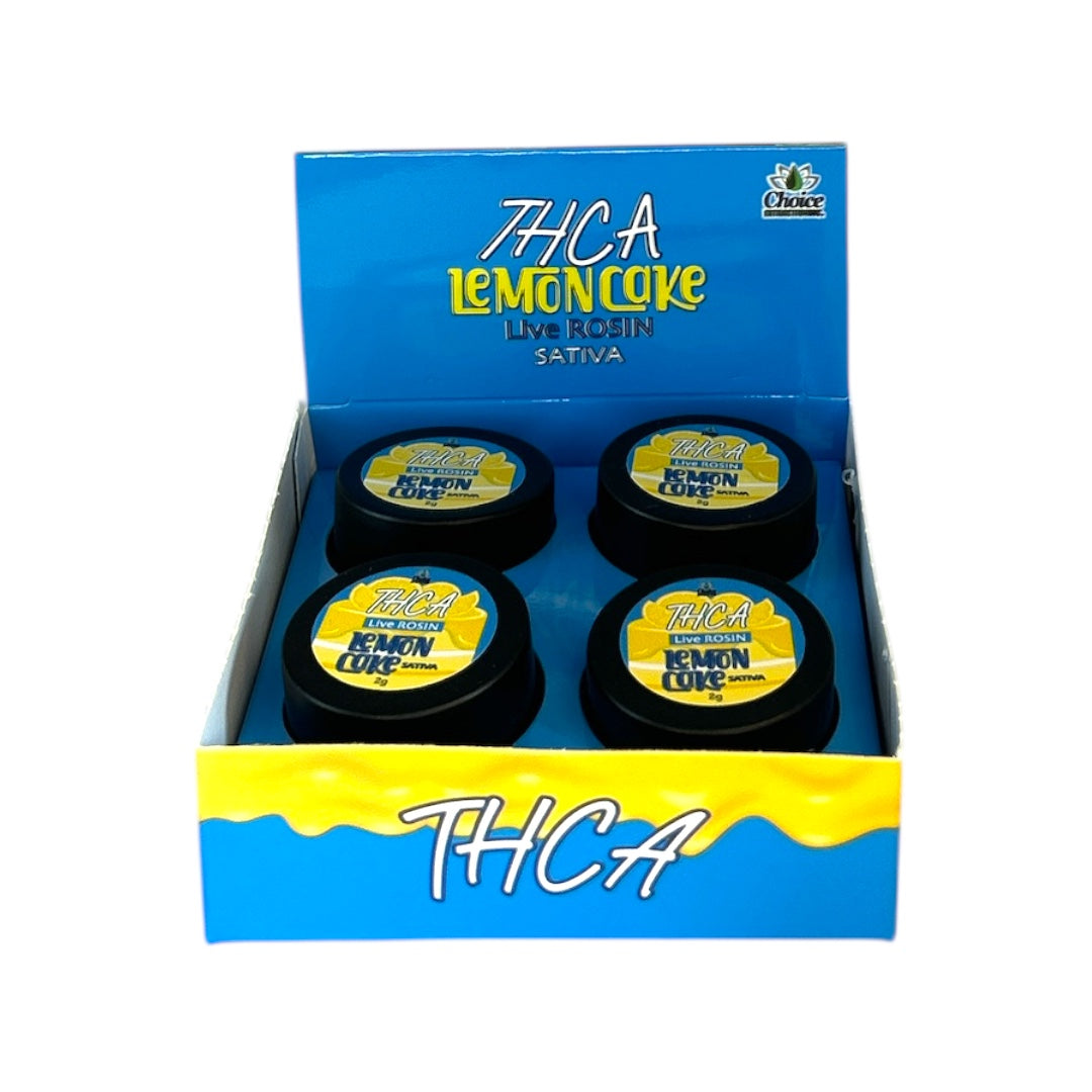 THCA Concentrate CARTON - Lemon Cake 2g - ROSIN, Sativa
