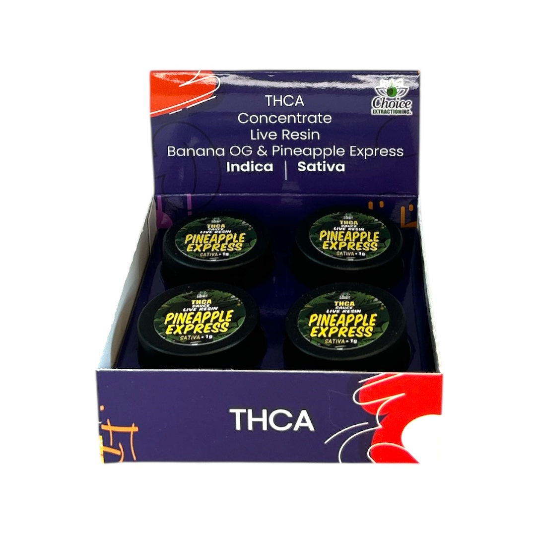 THCA Concentrate CARTON – Pineapple Express 2g - SAUCE, Sativa