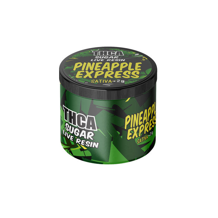 THCA Concentrate SUGAR - Live Resin Pineapple Express 2g, Sativa