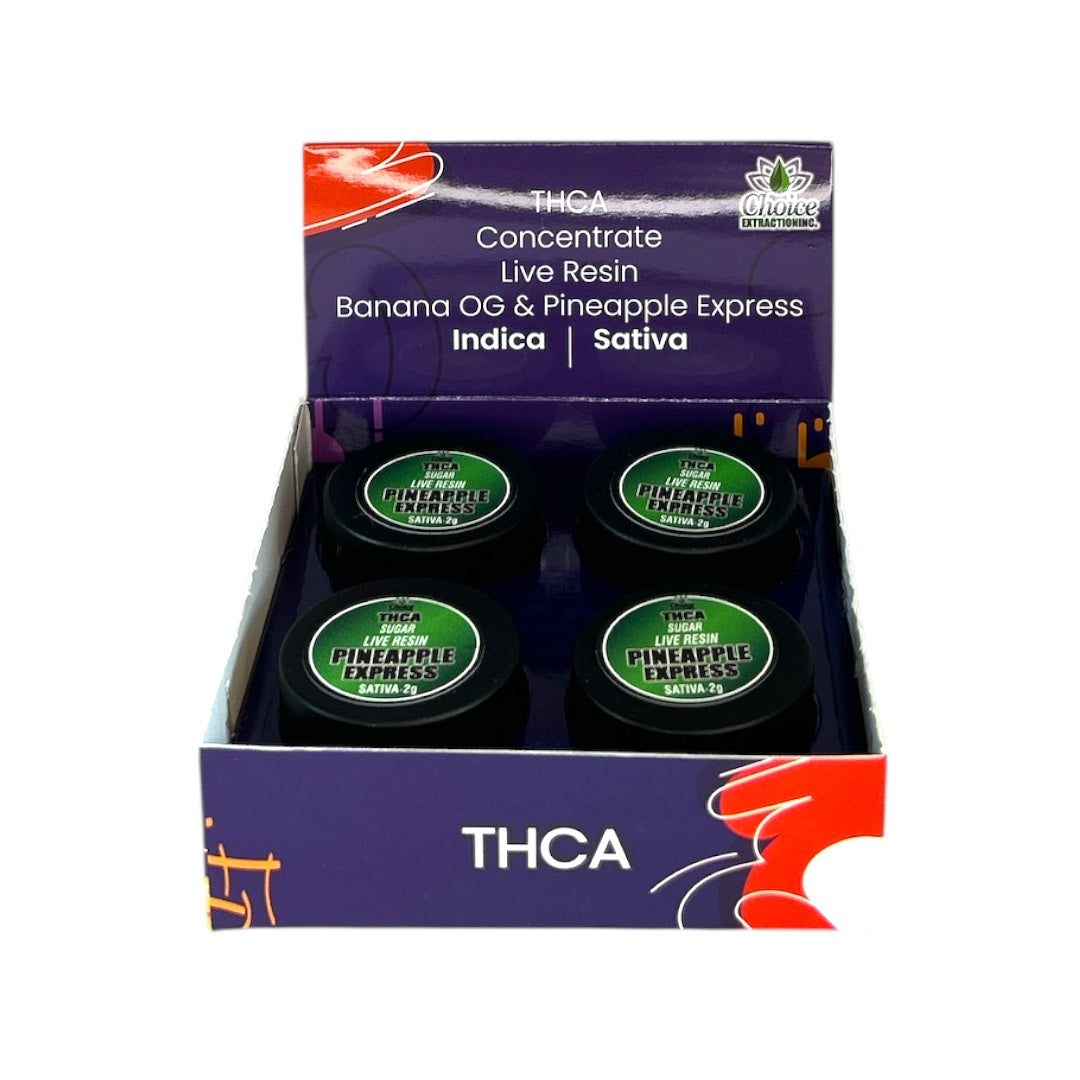 THCA Concentrate CARTON – Pineapple Express 1g - SUGAR, Sativa