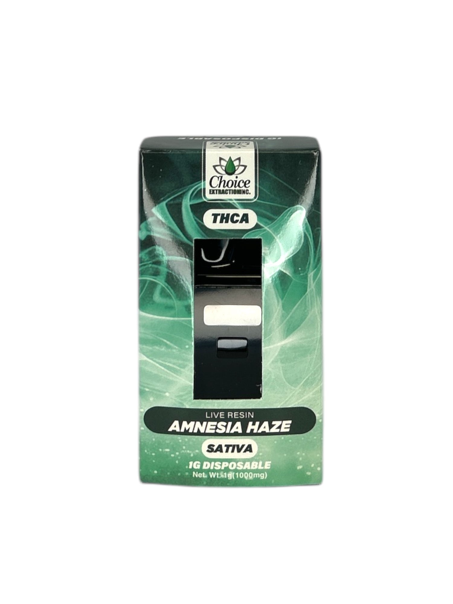 THCA, Live Resin Amnesia Haze Disposable 1ml - Sativa