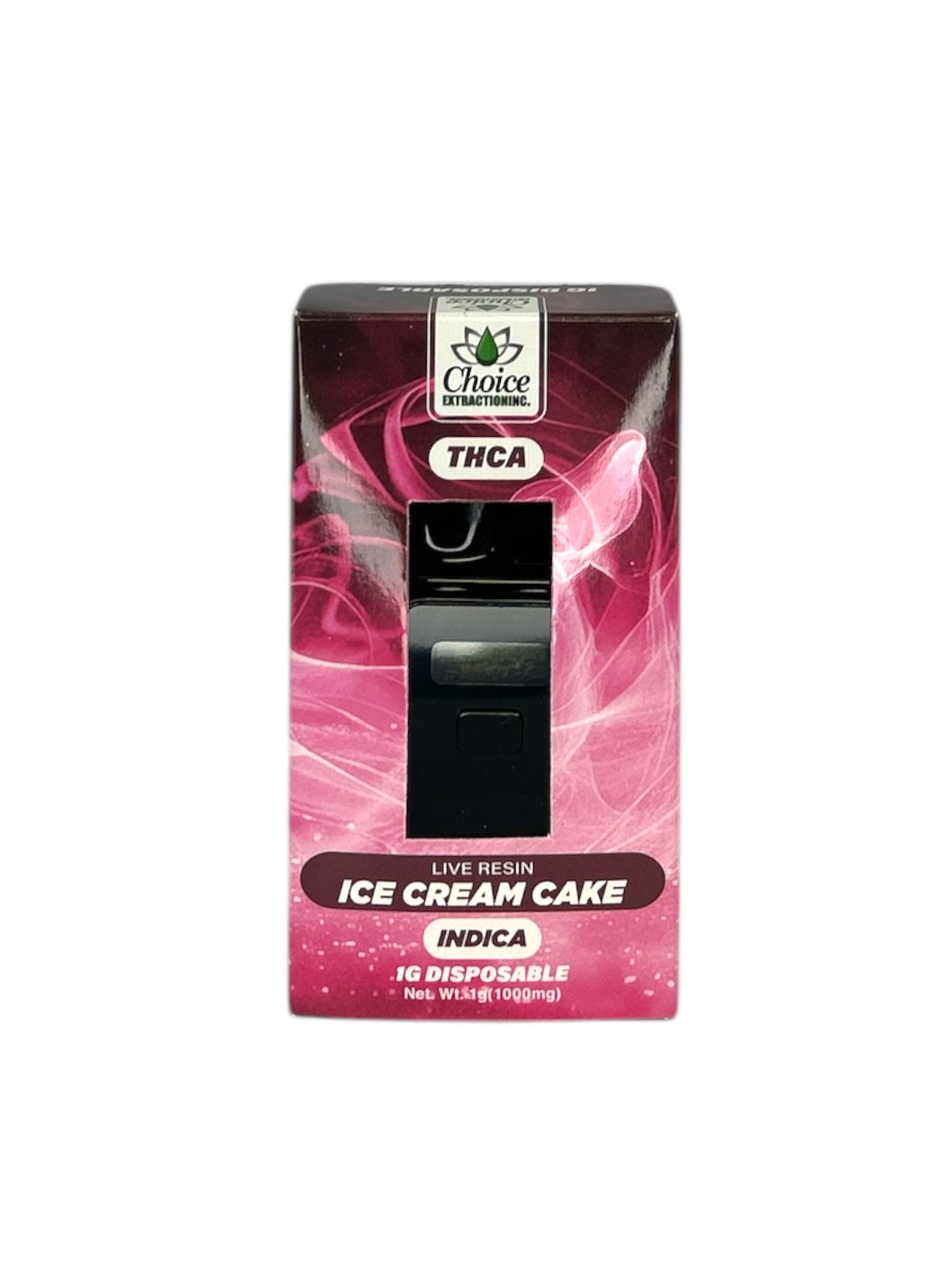 THCA, Live Resin Ice Cream Cake Disposable 1ml - Indica