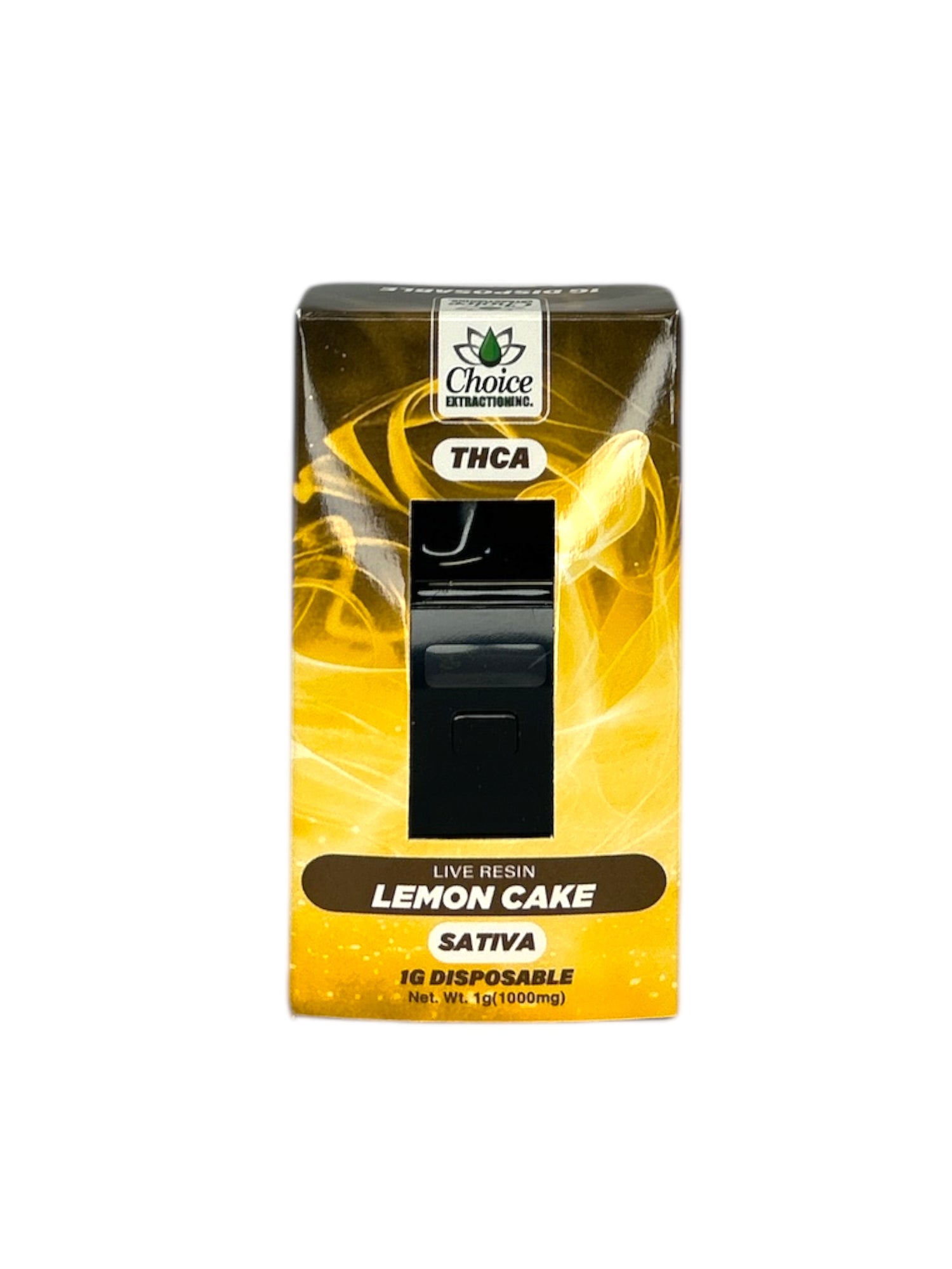 THCA, Live Resin Lemon Cake Disposable 1ml - Sativa