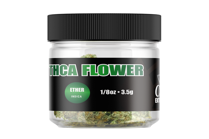 THCA Flower - Ether 1/8oz (3.5g)  - Indica