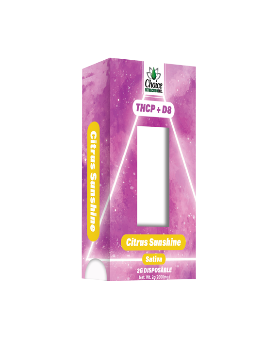 THCP + D8 Disposable - Citrus Sunshine 2mL - Sativa