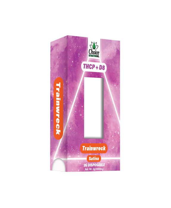 THCP + D8 Disposable - Trainwreck 2mL - Sativa