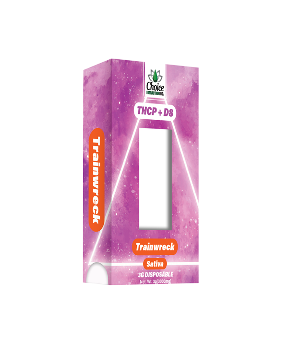 THCP + D8 Disposable - Trainwreck 3mL - Sativa