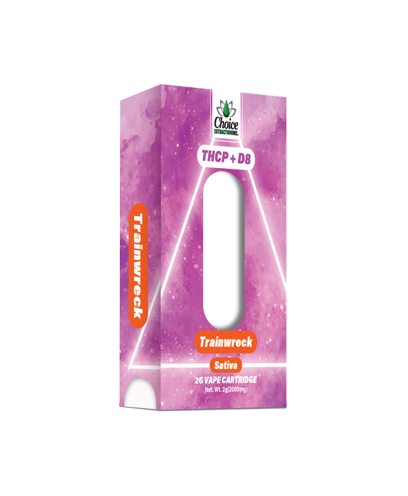 THCP + D8 Vape Cart - Trainwreck 2mL - Sativa